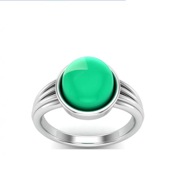 Bague amazonite argent Paola